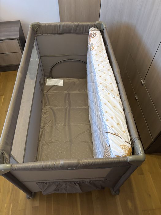 Patut pliabil Chipolino Relax + salteaua aferenta