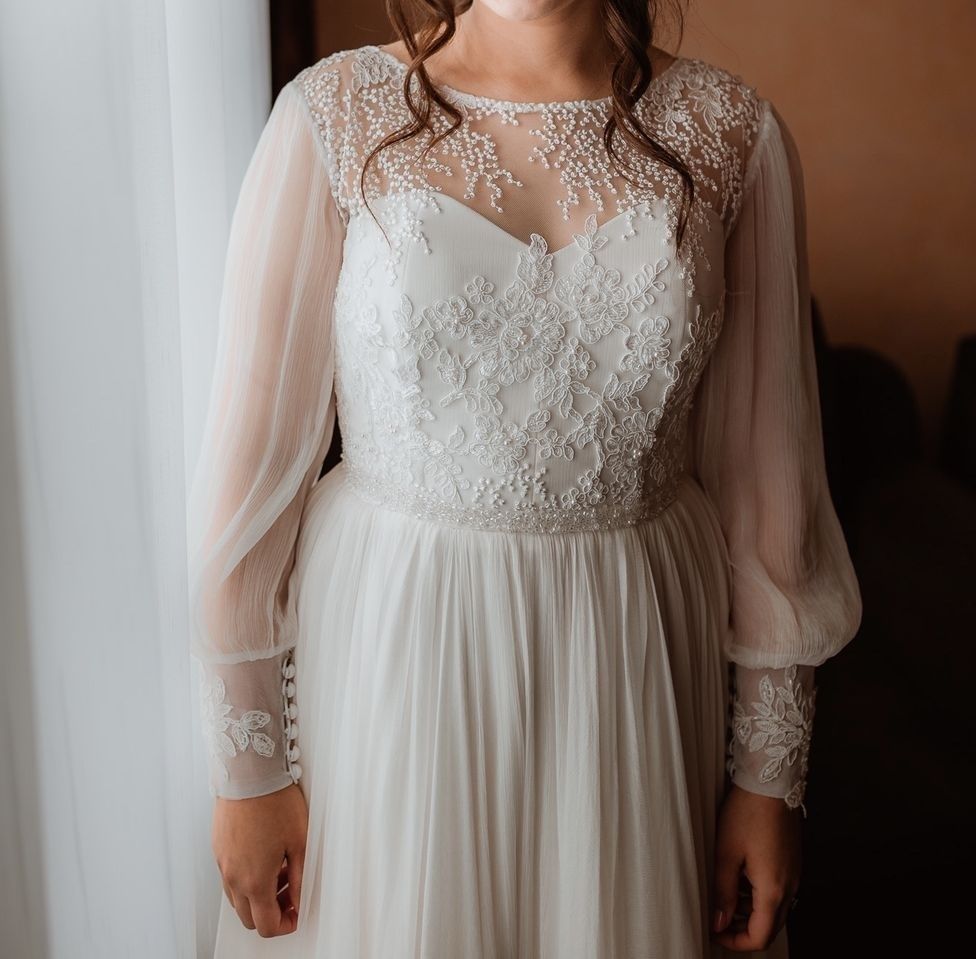 Vând rochie de mireasa Ligia Mocan mărimea M