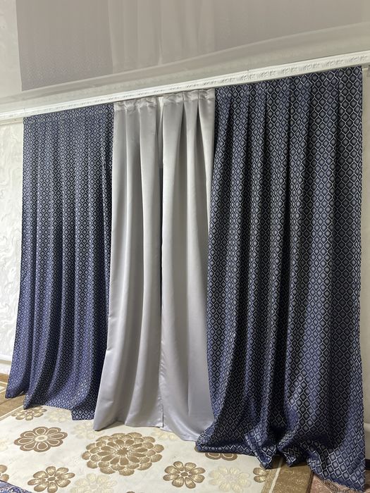 Продам шторы с тюлью