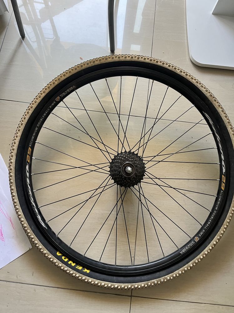 Roata bicicleta 29 + pinioane Shimano