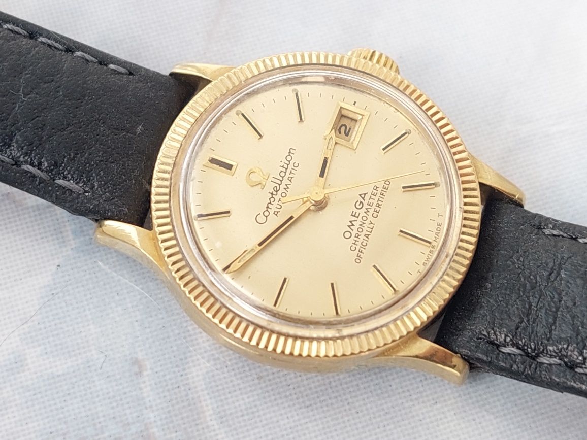 Ceas vintage aur 18k Omega Constellation Chronometer colectie