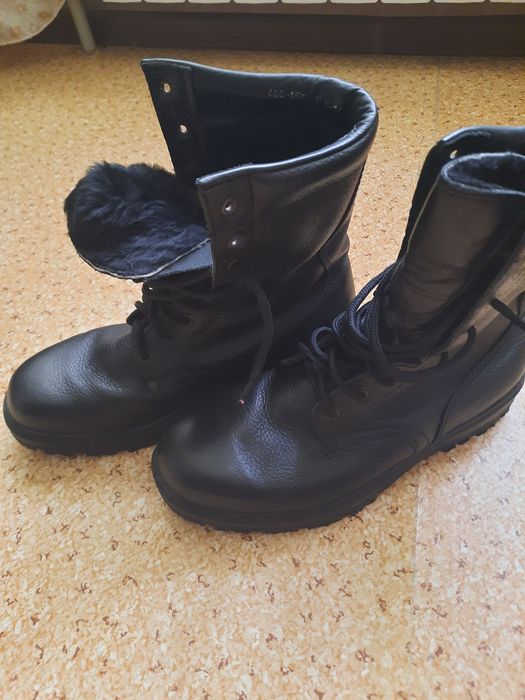 Берцы армейские, кожа, зимние Казахстан.