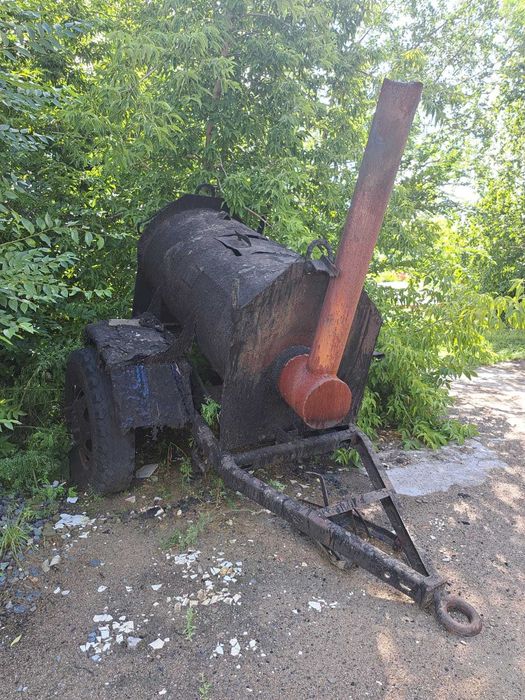 Битумоварка на колесах