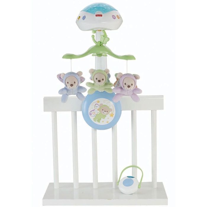Fisher Price Музикална въртележка - проектор 3 в1 BUTTERFLY DREAMS