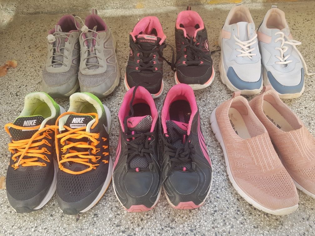 Маратонки за момиче  Puma, Nike, Skechers 37 номер