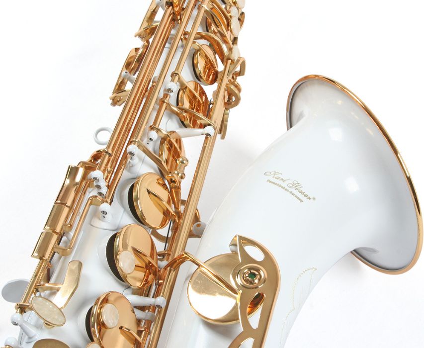 Saxofon Alto Karl Glaser ALB + AURIU NOU curbat Saxophone Germania