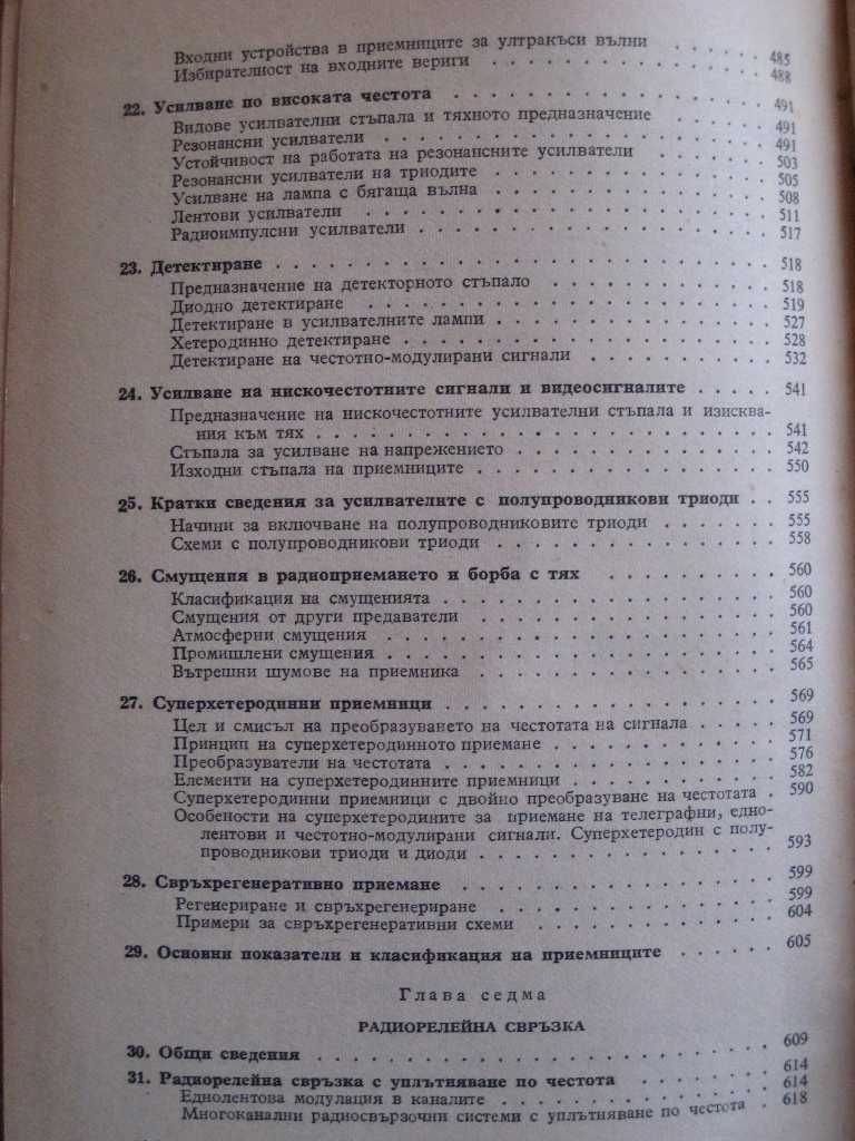 Книга за радиотехника от 1960 за лампови радиоапарати ВИ