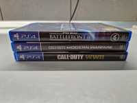 Call of Duty Modern Warfare PS4/ Call of Duty WWII  / Battlefront II