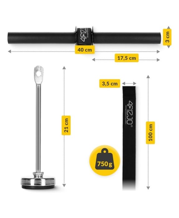 Antrenament Antebrat + 2 greutati 2.5kg fiecare