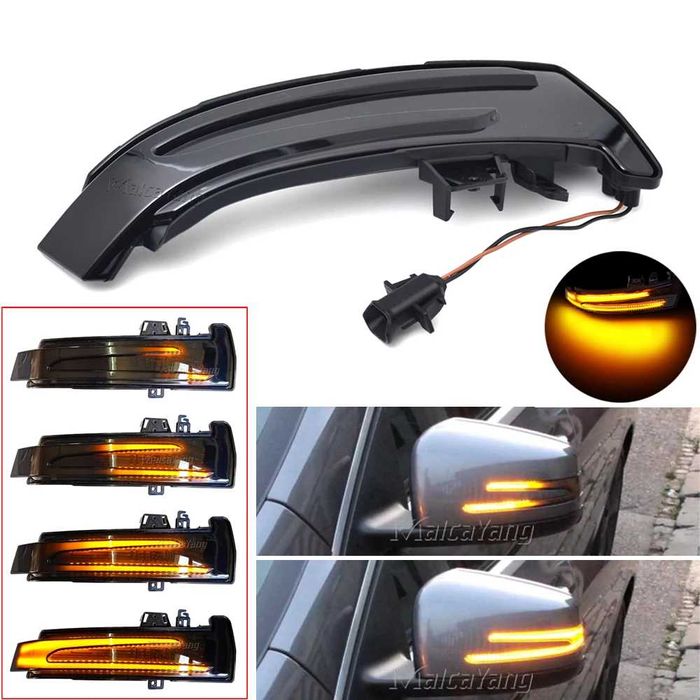 Динамични LED Мигачи за Mercedes W204, W212, W221, W218, X204 и други