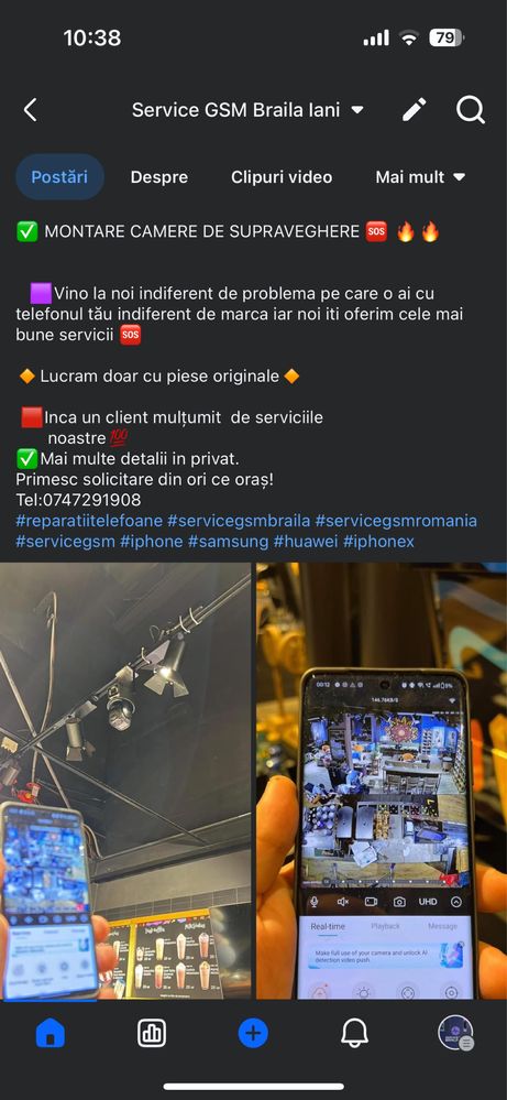 Service GsM Braila Iani Reparatii PC, telefoane NU MESAJE olx