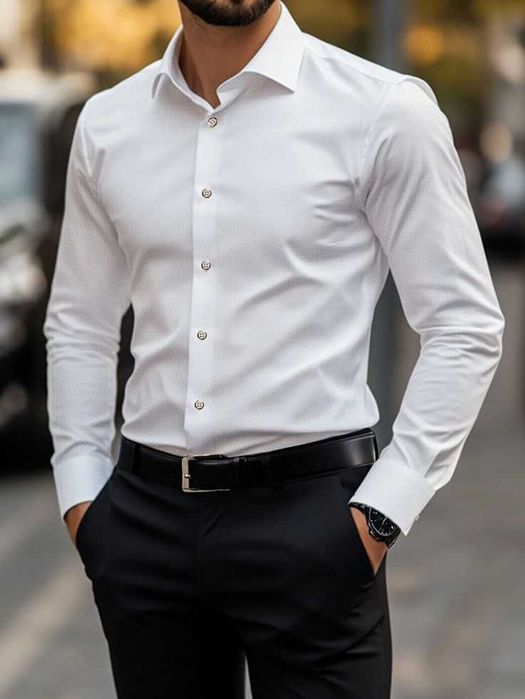 Yigitlar uchun slim fit koylaklar