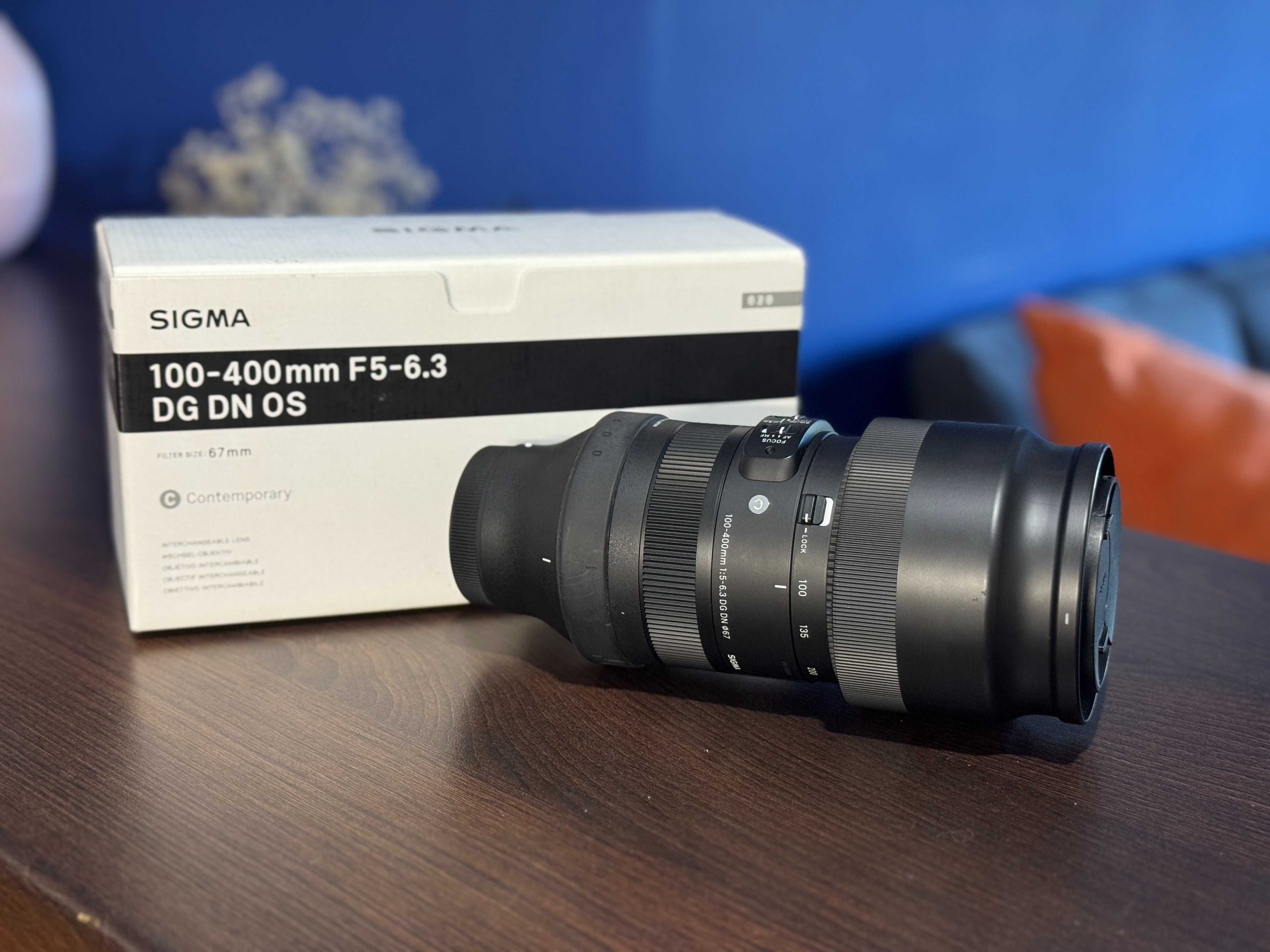 Обектив Sigma 100-400mm f/5-6.3 DG DN OS Contemporary за Sony E (FE)