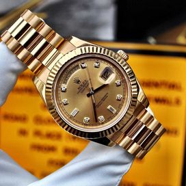 Rolex day-Date 40mm златен златен циферблат