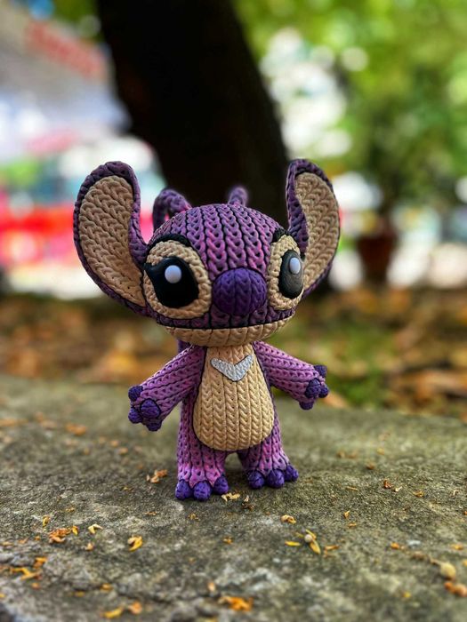 Фигурки Stitch и Angel с въртяща глава
