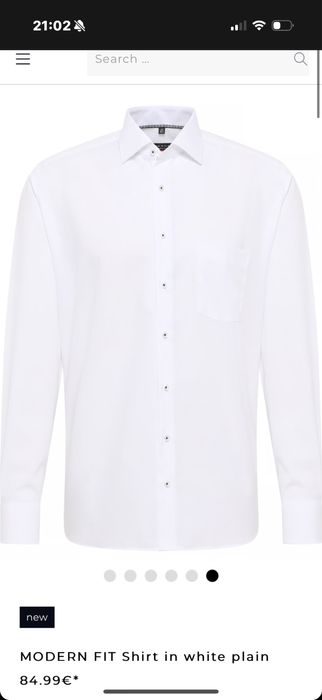 Eterna рубашка, белая