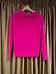 Pure Collection pulover cașmir pur roz fucsia mărime S
