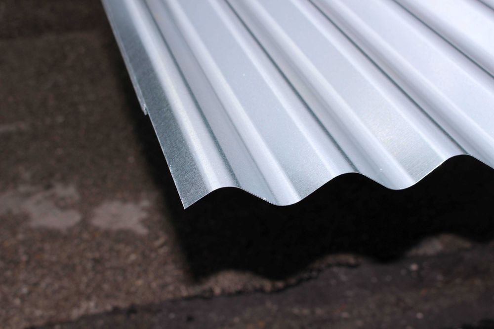 Вълнообразна поцинкована ламарина Sn18x75-1050 в София