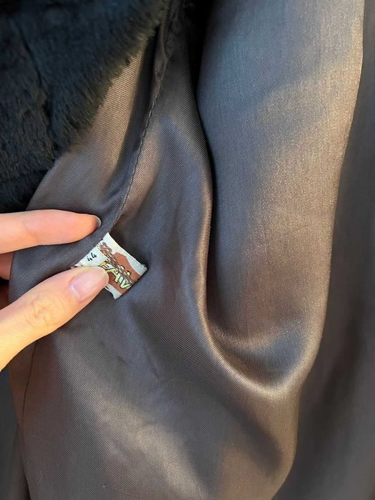 Haină de blană mouton dore mărimea 44 (corespunde M)