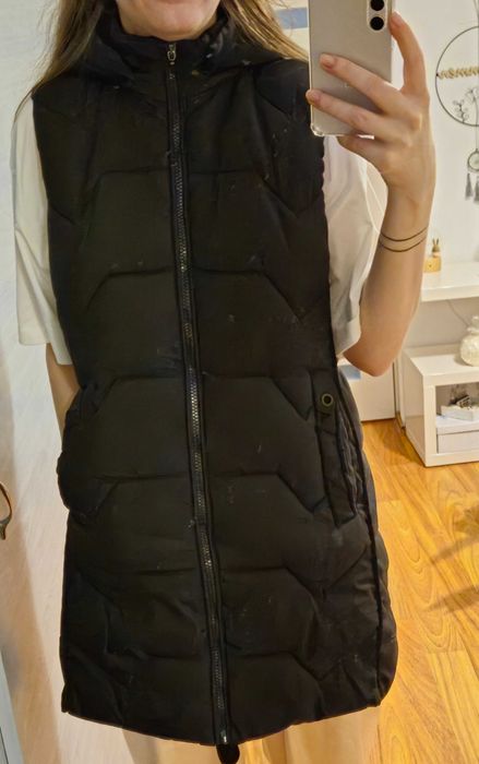 Vand geaca tip vesta negru