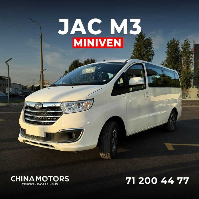 JAC M3 2025-YIL garantia va bonuslar bilan