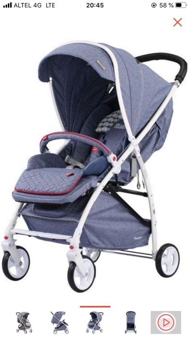 Коляска прогулочная Quatro Lion