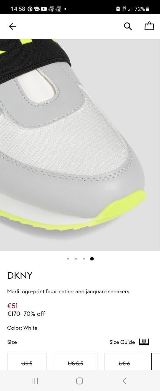 Adidasi DKNY noi