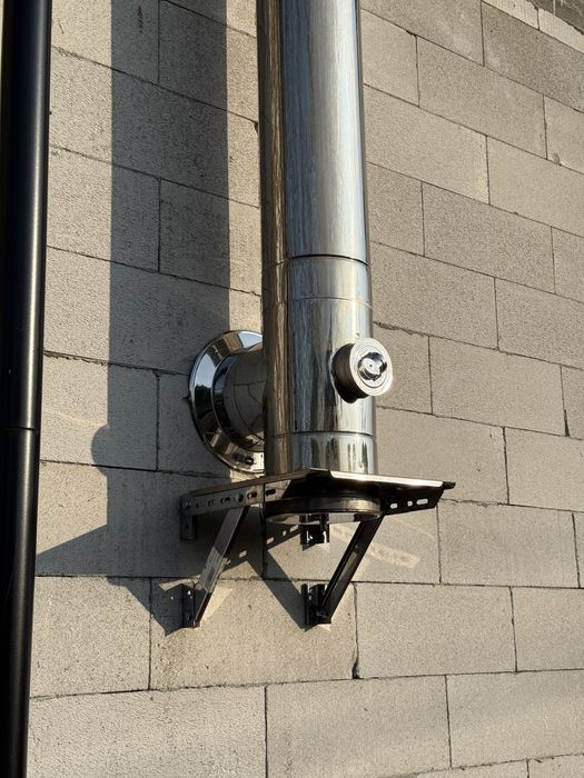 Horn Coș de fum dublu izolat de inox tabla 0.8mm