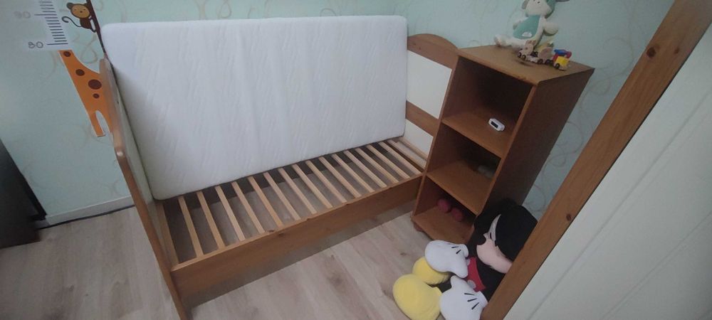 Patut bebe transformabil in pat junior 140/70cm