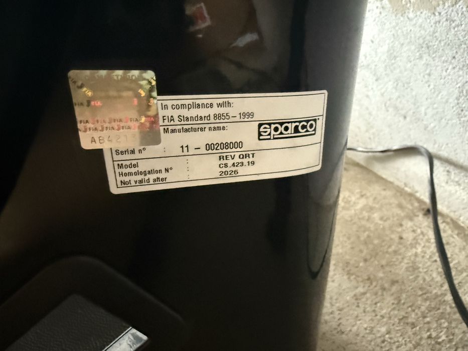 Спортна седалка спарко корито sparco sedalka