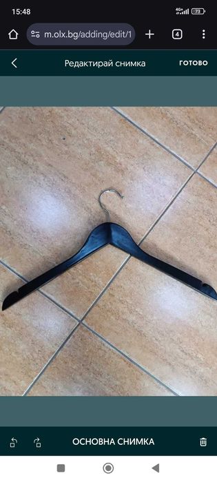 Дървени закчалки за магазин за дрехи