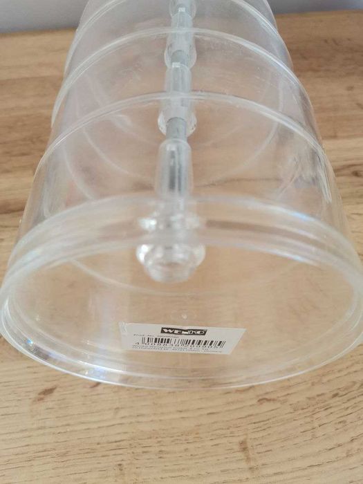 Прозрачен органайзер за козметика Wenko DE – 4 отделения, акрил НОВ DE