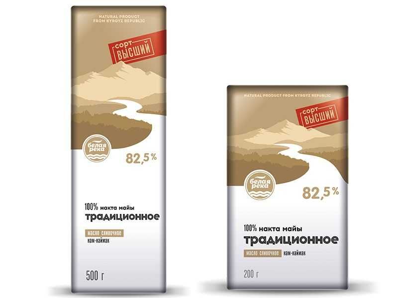 Масло сливочное Белая Река 82,5%