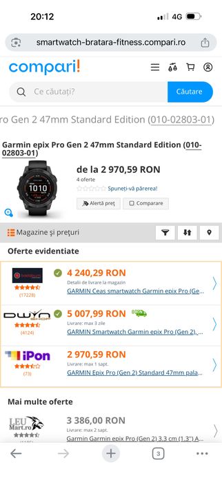 Garmin gen2 Epix Pro