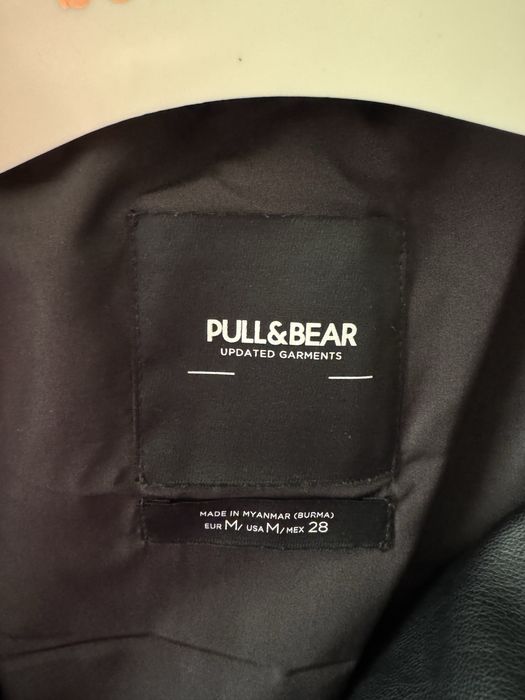 Vesta lunga de piele