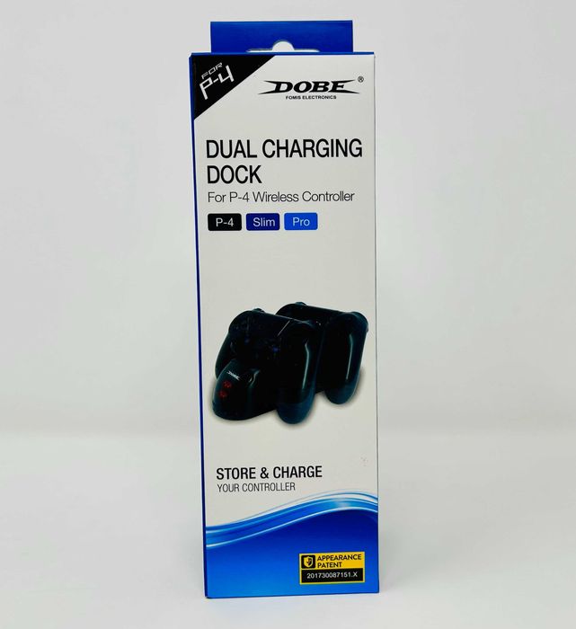 Зарядна станция джойстик PS4 controller dual charging dock Плейстейшън