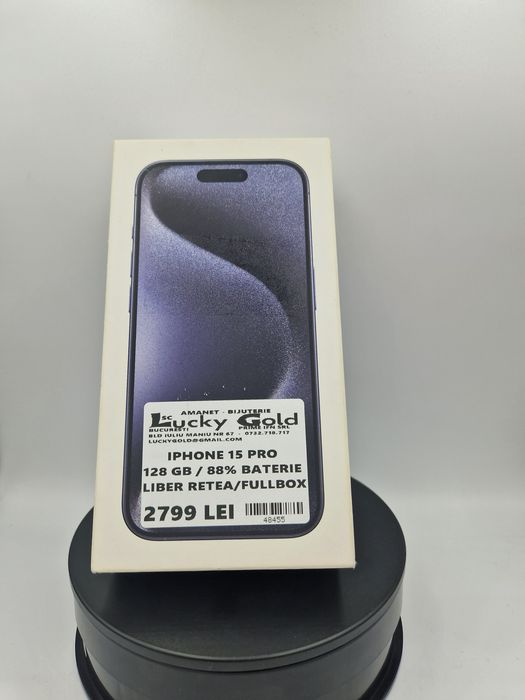 Iphone 15Pro 128GB  / 88% Baterie Full Box Garantie #48455