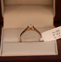 Золотое помолвочное кольцо  AU585 / Ломбард