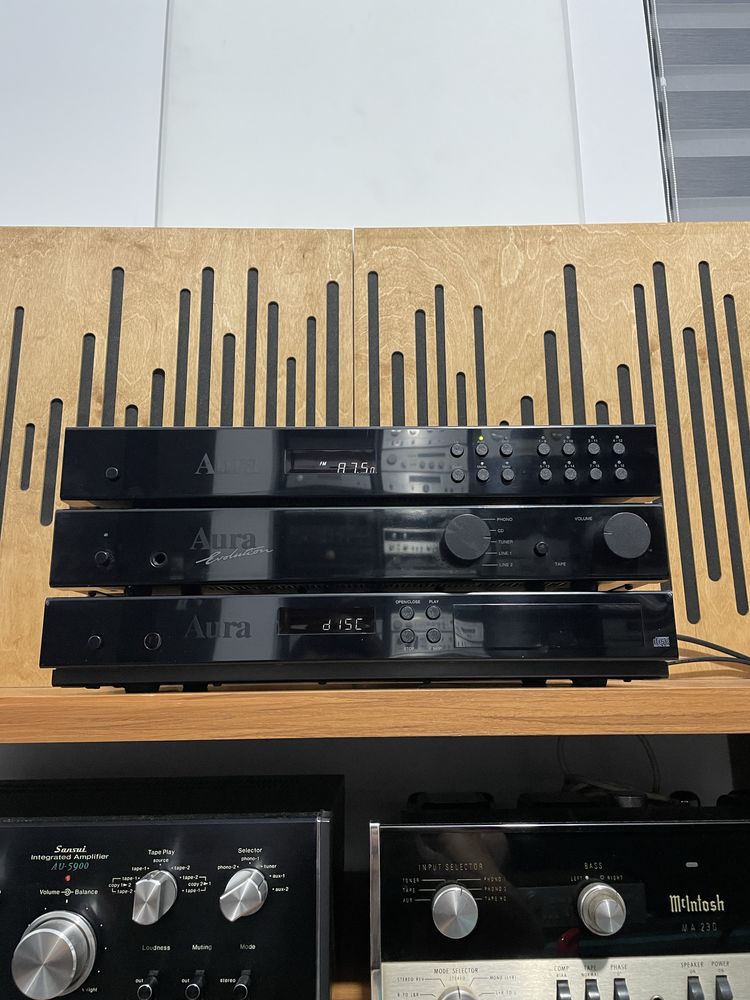 Aura ( bowers wilkins ) amp va 100 evolution cd auc 50 tuner aut 50