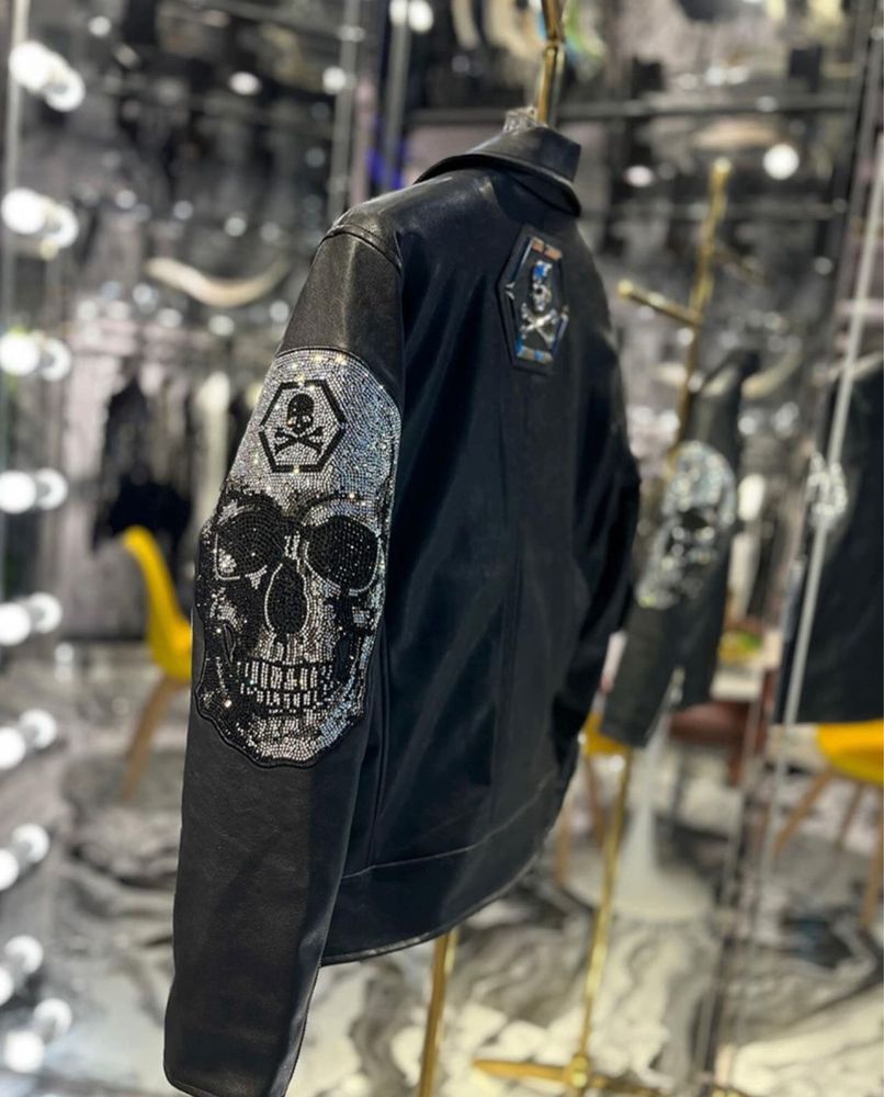 Philipp plein geaca de piele 2024