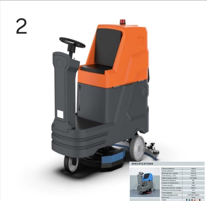 Masina de curatat pardoseli industriala