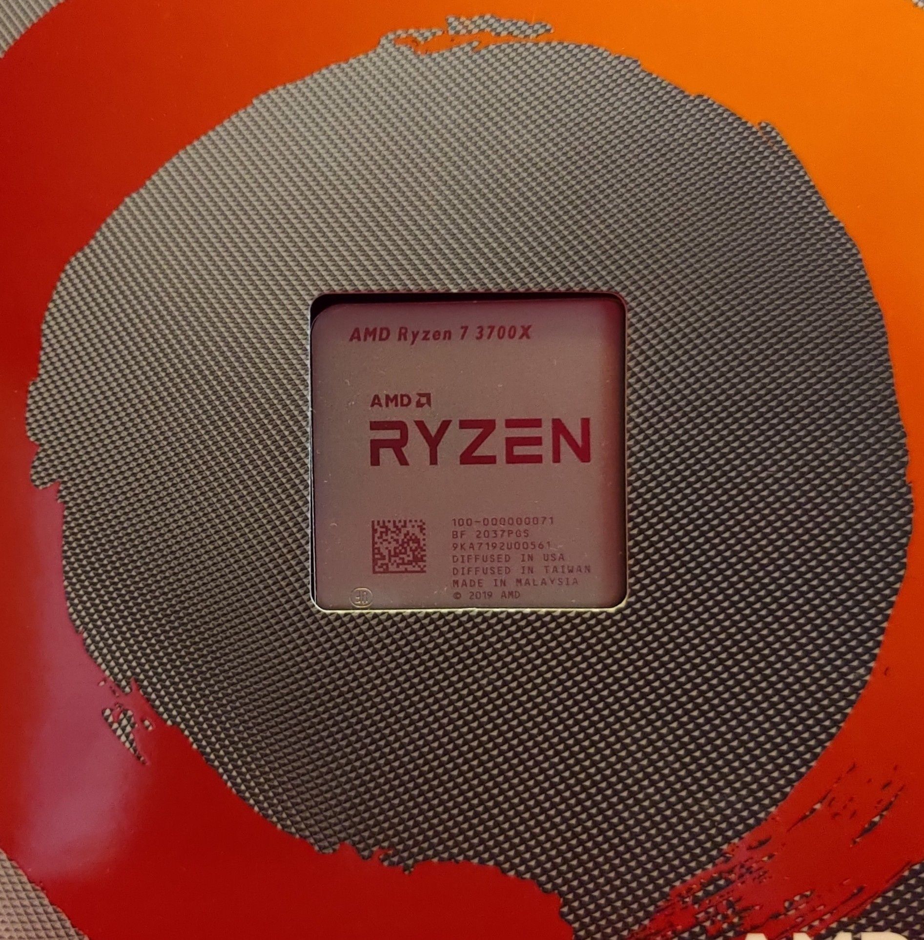 НОВ процесор AMD Ryzen 7 3700X (8C/16T за AM4, вариант с PRISM RGB)
