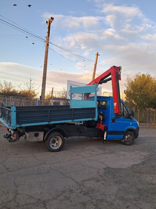 Iveco daily basculabil cu macara