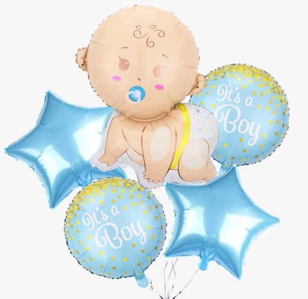 Парти сет Baby Boss, Първо зъбче,  бебе,мече  и Кръщене