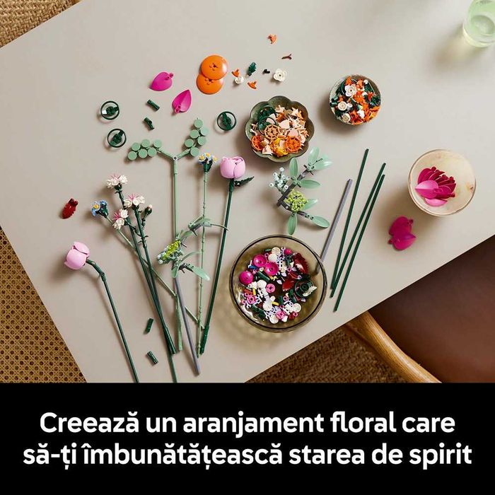 NOU TIP brand Le go  Buchet flori  Frumos roz 10342