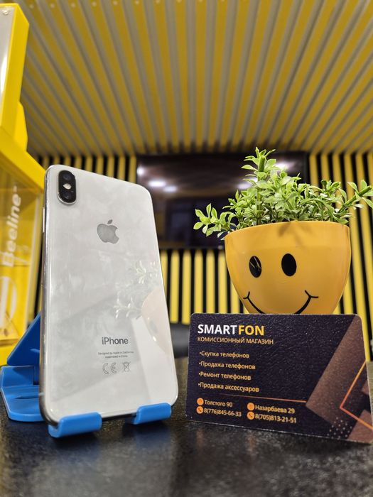 Iphone X,64гб, 100%,Kaspi0-0-24