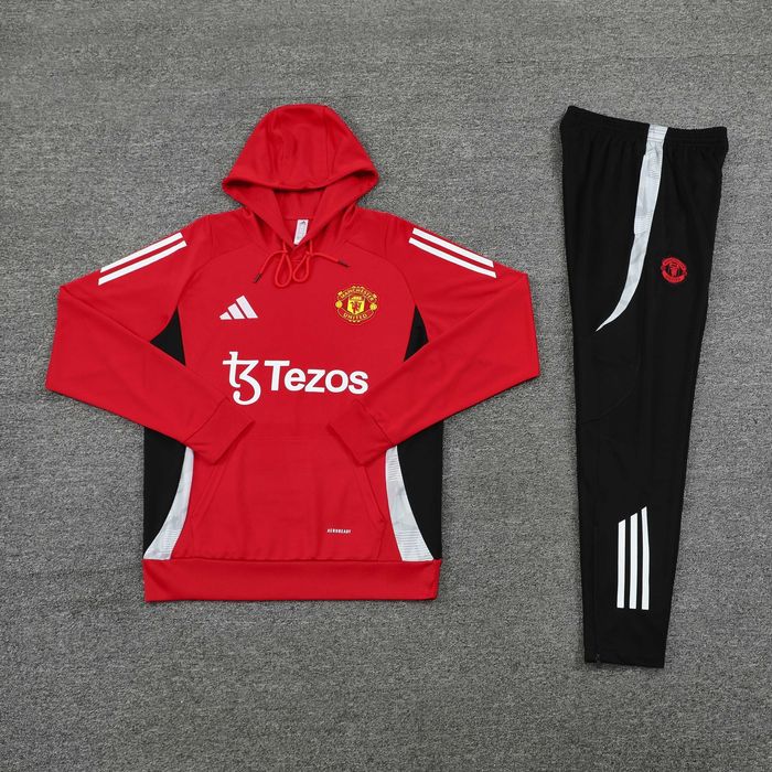 Trening cu gluga Adidas Manchester United model rar 24/25
