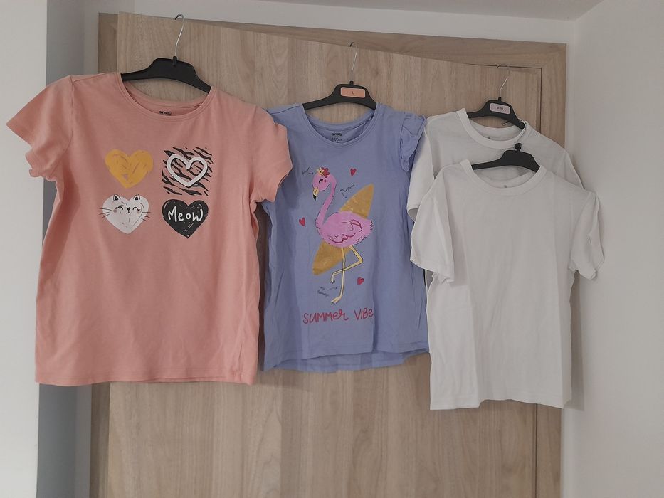 Lot 7 tricouri fete marimea 140