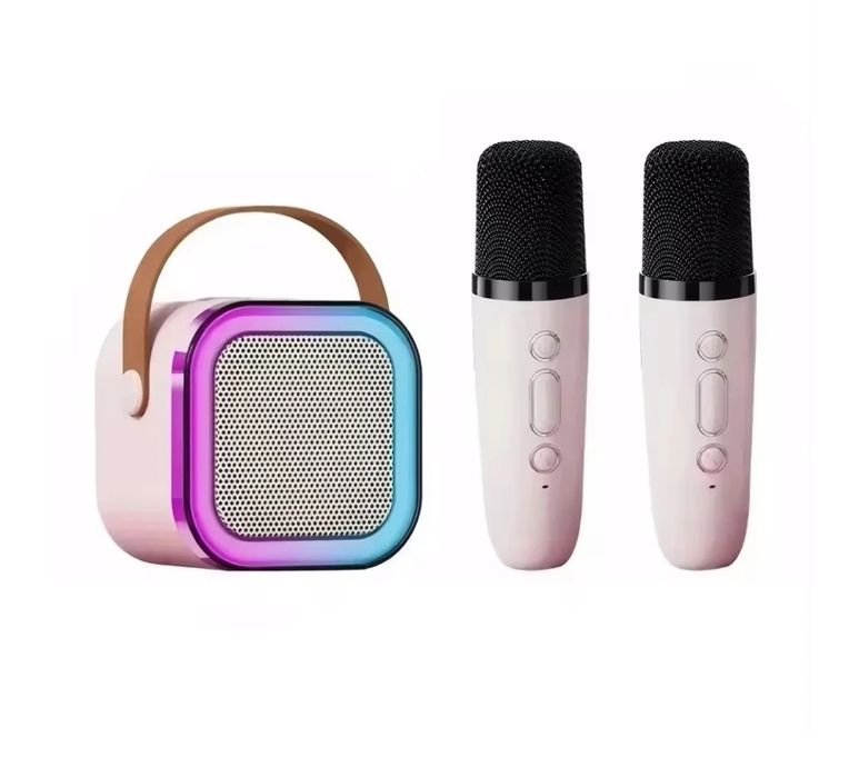 Microfon Karaoke wireless cu bluetooth si boxa