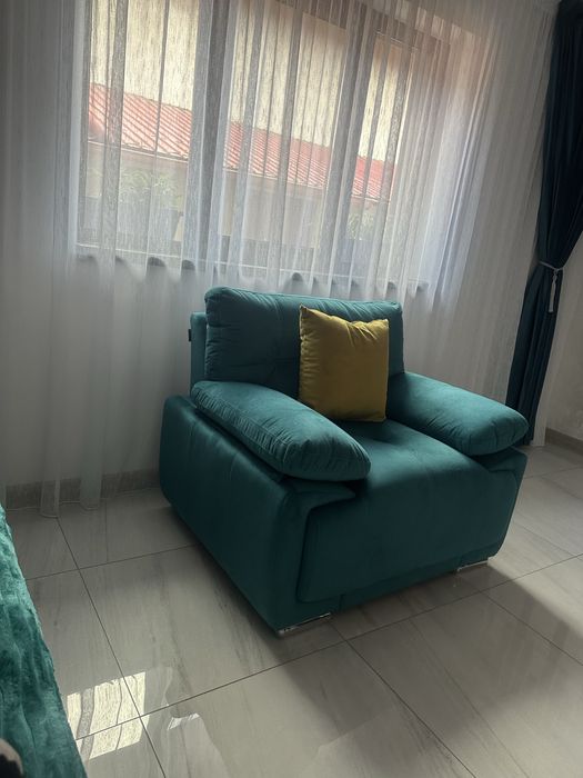 Fotoliu,culoarea turcoaz,nou